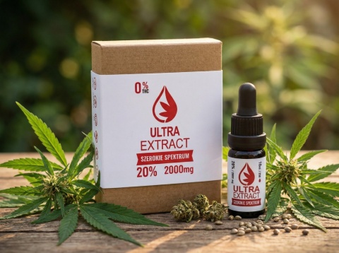 OLEJEK KONOPNY 20% | 2000 mg | THC 0% | SZEROKIE SPEKTRUM | Polskie CBD
