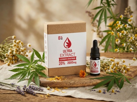 OLEJEK KONOPNY 20% | 2000 mg | THC 0% | SZEROKIE SPEKTRUM | Polskie CBD