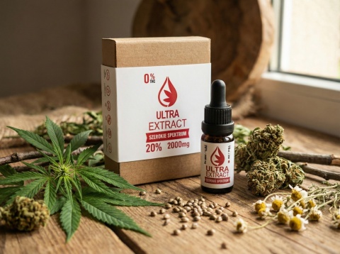 OLEJEK KONOPNY 20% | 2000 mg | THC 0% | SZEROKIE SPEKTRUM | Polskie CBD