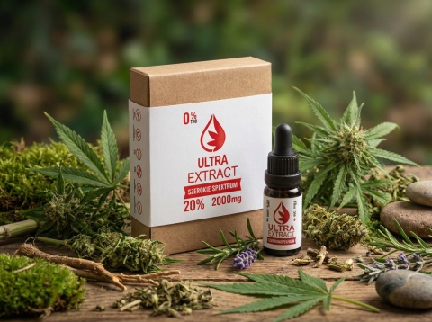 OLEJEK KONOPNY 20% | 2000 mg | THC 0% | SZEROKIE SPEKTRUM | Polskie CBD