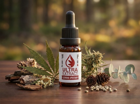 OLEJEK KONOPNY 20% | 2000 mg | THC 0% | SZEROKIE SPEKTRUM | Polskie CBD